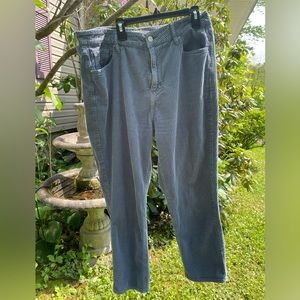 PacSun Blue Corduroy Mom Jeans